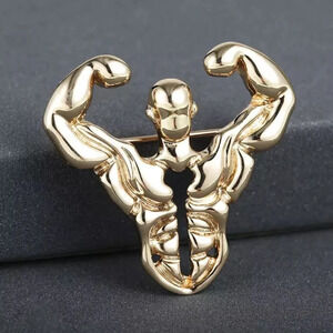 VQ Muscle Men Brooch